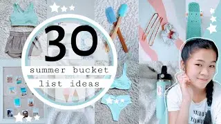 SUMMER BUCKET LIST 2021 | 30 aesthetic + productive summer activities