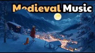 Medieval Swiss Alps | Cozy Village & Snowy Mountain Music ❄️
