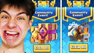 NEW COMMUNITY EVENT + CHESTS & REWARDS FOR EVERYONE IN CLASH ROYALE!