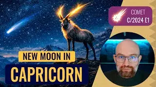 New Moon in Capricorn January 2026 &bull; Comet C/2024 E1