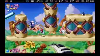 Rayman 1 (PS1) Band Land comparison to Rayman Redemption (PC) May for Rayman