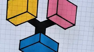 #How to draw 3d star#condsty #star#3D drawing#3D art