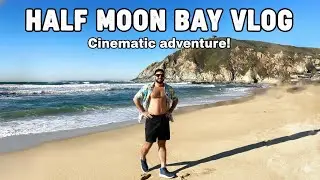 Half Moon Bay Vlog, Hidden Gem of California USA, Coast ബീച്ച് വീഡിയോ #beach #travel #goviral #mallu