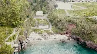 Evening Drone flight around Fishcombe Cove. Brixham