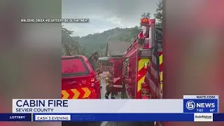 Investigation underway after cabin fire in Sevier County