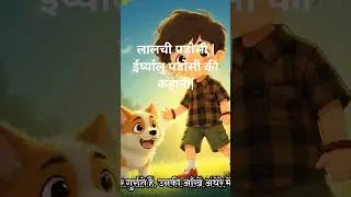 लालची पड़ोसी| ईर्ष्यालु पड़ोसी|The Envious Neighbour| @chhoti-u5i#cartoon #moralstories #lalchi