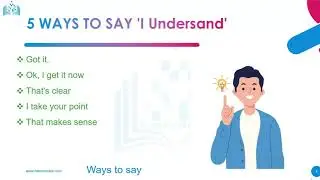 5 Different ways to say yes i understand and happy birthday