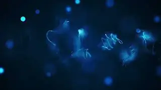 Meditation Music with Abstract Visuals - Ambience in Blue