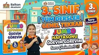 3. SINIF JUMBO HAFTA SONU &Ouml;DEVİM G&Ouml;REVİM-2. Hafta