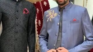 Prince Coat WaistCoat Kurta Pujma Wedding Dress Grooms in Rawalpindi Safa Mall Dulha House