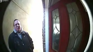 bird shat on guy's head ring video doorbell