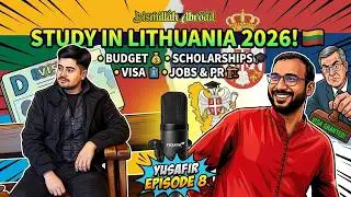 Study in Lithuania 2026 | Budget, Scholarships, Visa, Jobs & PR Pathway | Yusafir Bangladesh Ep 8 🇱🇹