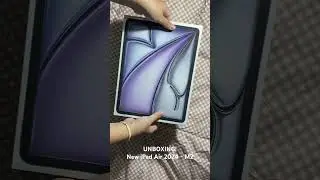Unboxing New iPad Air 2024 