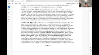 Chem 101 Syllabus review Spring 2026