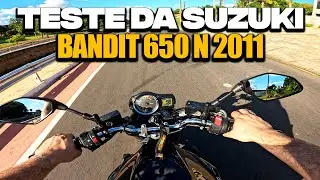 PRIMEIRAS IMPRESSÕES DA SUZUKI BANDIT 650 N 2011 NA CIDADE!