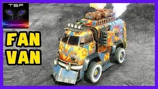 Crossout #300 ► Football FAN VAN Build and Coop Gameplay