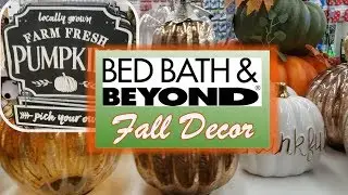 Fall Shop with Me Bed Bath and Beyond 2019 Fall Decor🍁🎃🍂