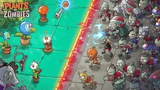 Plants vs Zombies ⚔️ Эпическая мультяшная битва за оборону | Стратегическая игра | Искусство