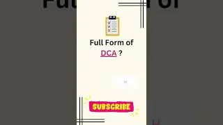 Full form of DCA || DCA ka full form || Diploma in Computer Applications