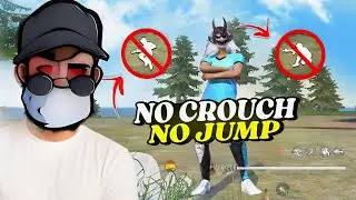 No Crouch And Jump Challenge 😱 || Garena Free Fire ||