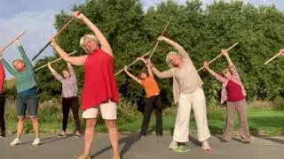 Qi Gong du Bâton : petit enchaînement