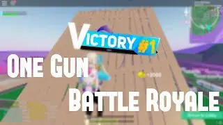 One Gun Challange in Strucid Battle Royale! (I clutched!!!) | Roblox