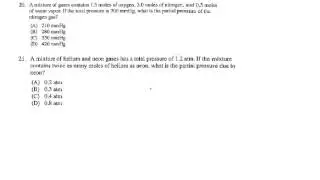 Gas Law Review MC #18-23 (EOY)