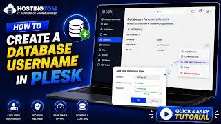 How to Create a Database User in Plesk (Step-by-Step Guide) | HostingTom