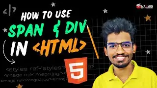 How to Use Div & Span Tags in 