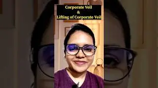Corporate Veil & Lifting Of Corporate Veil #shorts #ytshorts #law #learnifylaw