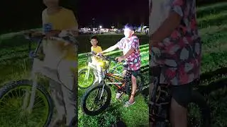 battle lampu biled sepeda vs lampu beam #shorts