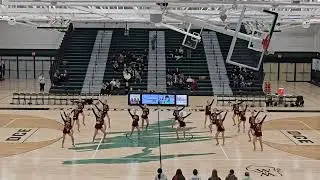 DCE Middle Gold Dance Team Basketball Performance 1-13-26 Jazz Routine