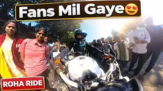 Roha Ride Ke Time Fans Mil Gaye 😍 Unexpected Moment!