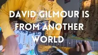 David Gilmour Is From Another World 😬 #pinkfloyd #davidgilmour #guitarsolo #comfortablynumb #viral 