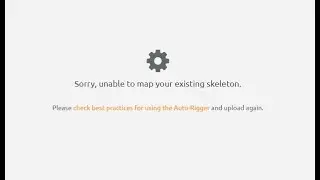 how to fix Mixamo Error 