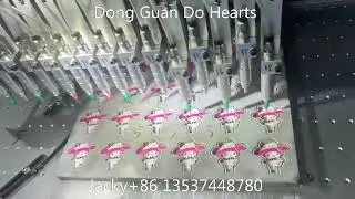 18 color PVC dispensing dripping machine for PVC cartoon making