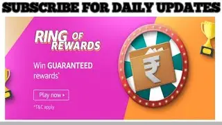 Amazon daily quiz answers| ring of rewards | FZ QUIZ TIME