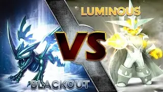 Skylanders Trap Team - Blackout VS Luminous