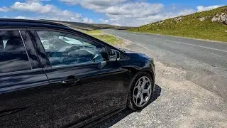 Driving Buttertubs Pass in a Focus ST