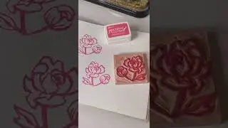 Making DIY Peony Rubber Stamp