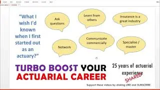 S1 E1 P6: actuarial career advice from top actuaries - [checklist]