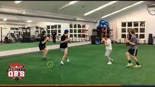 Spring Step Drill - Quarterback Footwork Drills