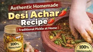 Real Desi Achar Recipe 🫙 | 100% Homemade & Traditional Pickle