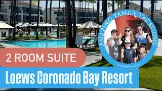 FULL WALKTHROUGH | TWO-BEDROOM SUITE | Loews Coronado Bay Resort - Part 2: The Room