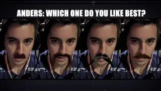 Sean Gares and His Many Moustaches - Eleague Funny Moment