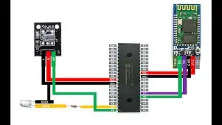 Wireless fire detection using Ky-022 infrared & HC-05 module using PIC16F877A microcontroller. 