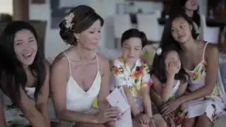 Vince and Lani's Hawaiian Beach Wedding in Princeville, Kauai