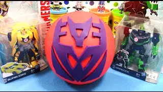TRANSFORMERS Giant Play Doh Surprise DECEPTICON - Surprise Egg and Toy Collector SETC