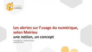 Les alertes de Meirieu sur l’usage des technologies éducatives en formation