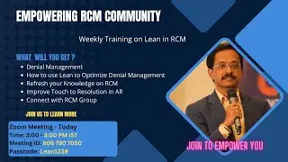 Part 29 Lean in RCM   Denied for Benefit Max